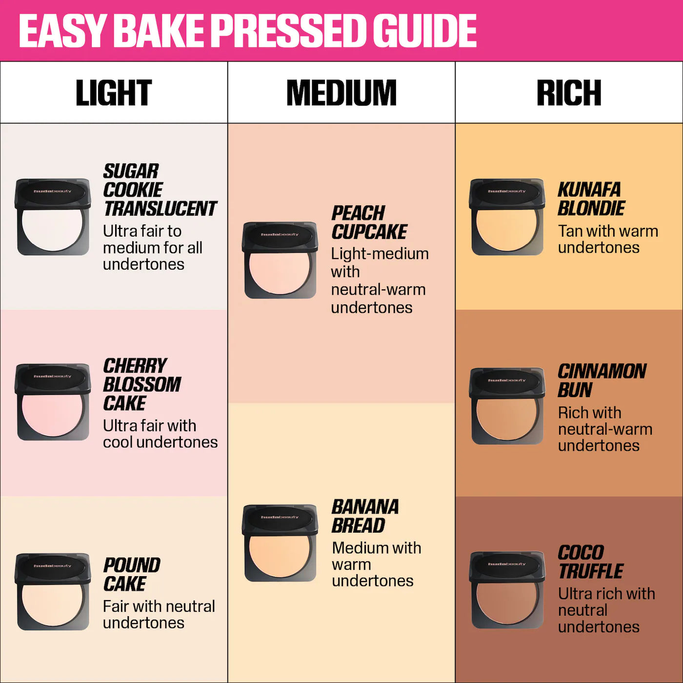 Huda Beauty Easy Bake Airbrush Pressed Setting Powder - Lifestyle Shot 2 | Authentic in Egypt